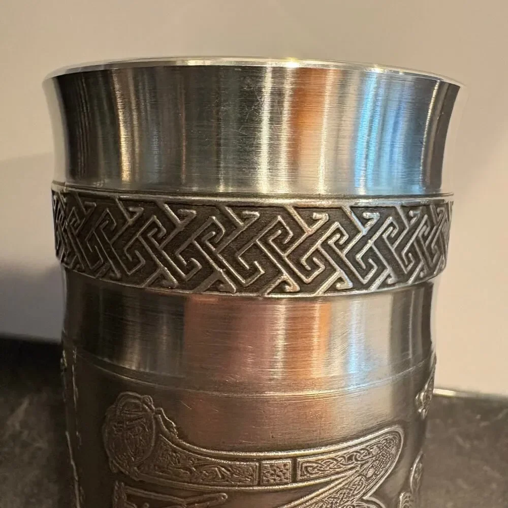 Mullingar Pewter Goblet Book of Kells Letter Z